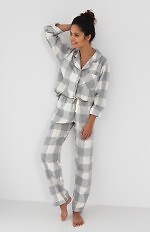 Piżama Sensis Evie dł/r S-XL rozpinana