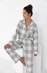 Piżama Sensis Evie dł/r S-XL rozpinana