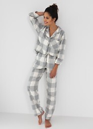 Piżama Sensis Evie dł/r S-XL rozpinana
