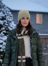 Czapka Noviti CZ087 Prążek Wywijana damska