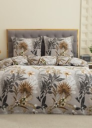 Komplet pościeli Cotton World Polarowa/Welur Kolorowy Wzór SHY 160x200