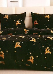 Komplet pościeli Cotton World Polarowa/Welur Kolorowy Wzór SHY 160x200