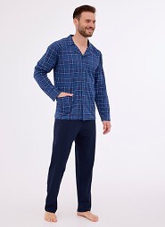 Piżama Cornette 114/74 dł/r M-2XL męska rozpinana