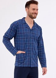 Piżama Cornette 114/74 dł/r M-2XL męska rozpinana