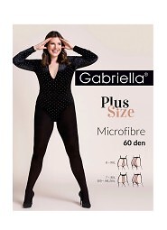 Rajstopy Gabriella 162 Plus Size 60 den 7-3XL