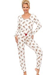 Piżama Donna Reni Long dł/r S-2XL
