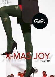 Rajstopy Gatta X-Mas Joy wz.01 50 den 5-XL