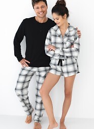 Piżama Sensis Veronica dł/r S-XL rozpinana