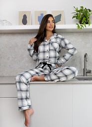 Piżama Sensis Cressida dł/r S-XL rozpinana