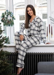 Piżama Sensis Cressida dł/r S-XL rozpinana