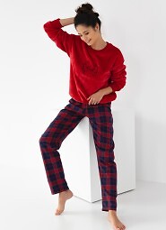 Piżama Sensis Cordelia dł/r Christmas S-XL