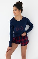 Piżama Sensis Clarissa dł/r Christmas S-XL