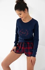 Piżama Sensis Clarissa dł/r Christmas S-XL