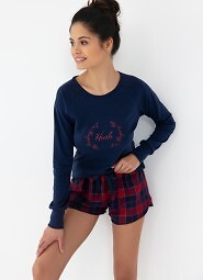 Piżama Sensis Clarissa dł/r Christmas S-XL