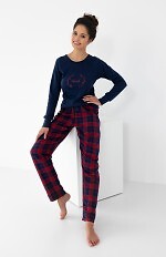 Piżama Sensis Emmeline dł/r Christmas S-XL