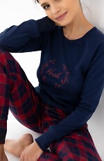 Piżama Sensis Emmeline dł/r Christmas S-XL