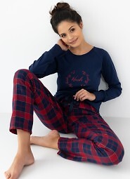 Piżama Sensis Emmeline dł/r Christmas S-XL