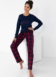 Piżama Sensis Emmeline dł/r Christmas S-XL