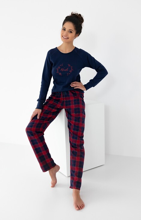Piżama Sensis Emmeline dł/r Christmas S-XL