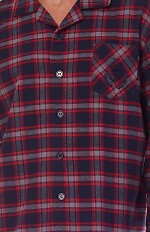 Piżama L&L 2471 Ben dł/r M-3XL męska rozpinana