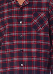 Piżama L&L 2471 Ben dł/r M-3XL męska rozpinana