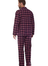 Piżama L&L 2471 Ben dł/r M-3XL męska rozpinana