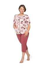 Piżama Martel Maria I 200 kr/r M-2XL rozpinana damska