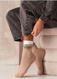 Skarpety Milena Unique Śnieżynka 0071-007 Półfrotte 35-41