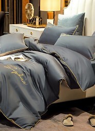 Komplet pościeli Cotton World Mikrowłókno Haft FHL-2607 160x200