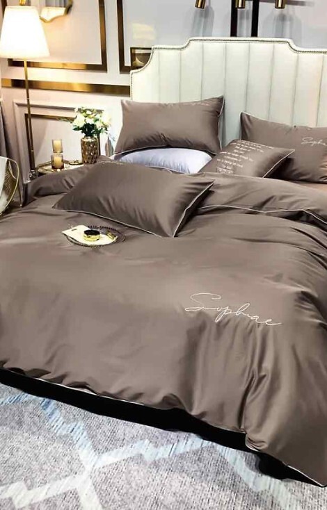 Komplet pościeli Cotton World Mikrowłókno Haft FHL-2600 160x200