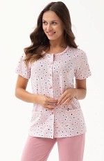 Piżama Luna 346 kr/r 4XL damska rozpinana