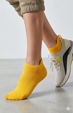 Skarpety Gatta W34.000,U34.000 Gładkie Yellow 27-29